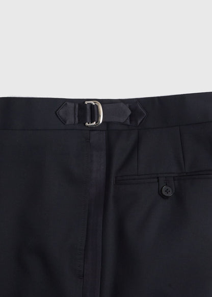 Wool Tuxedo with Satin Notch Lapel Black - Paul Stuart