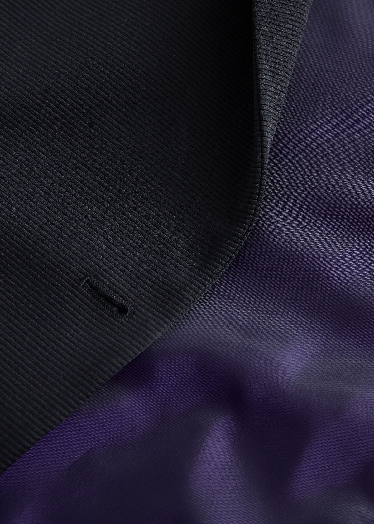 Grosgrain Double Breasted Formal Vest Black - Paul Stuart