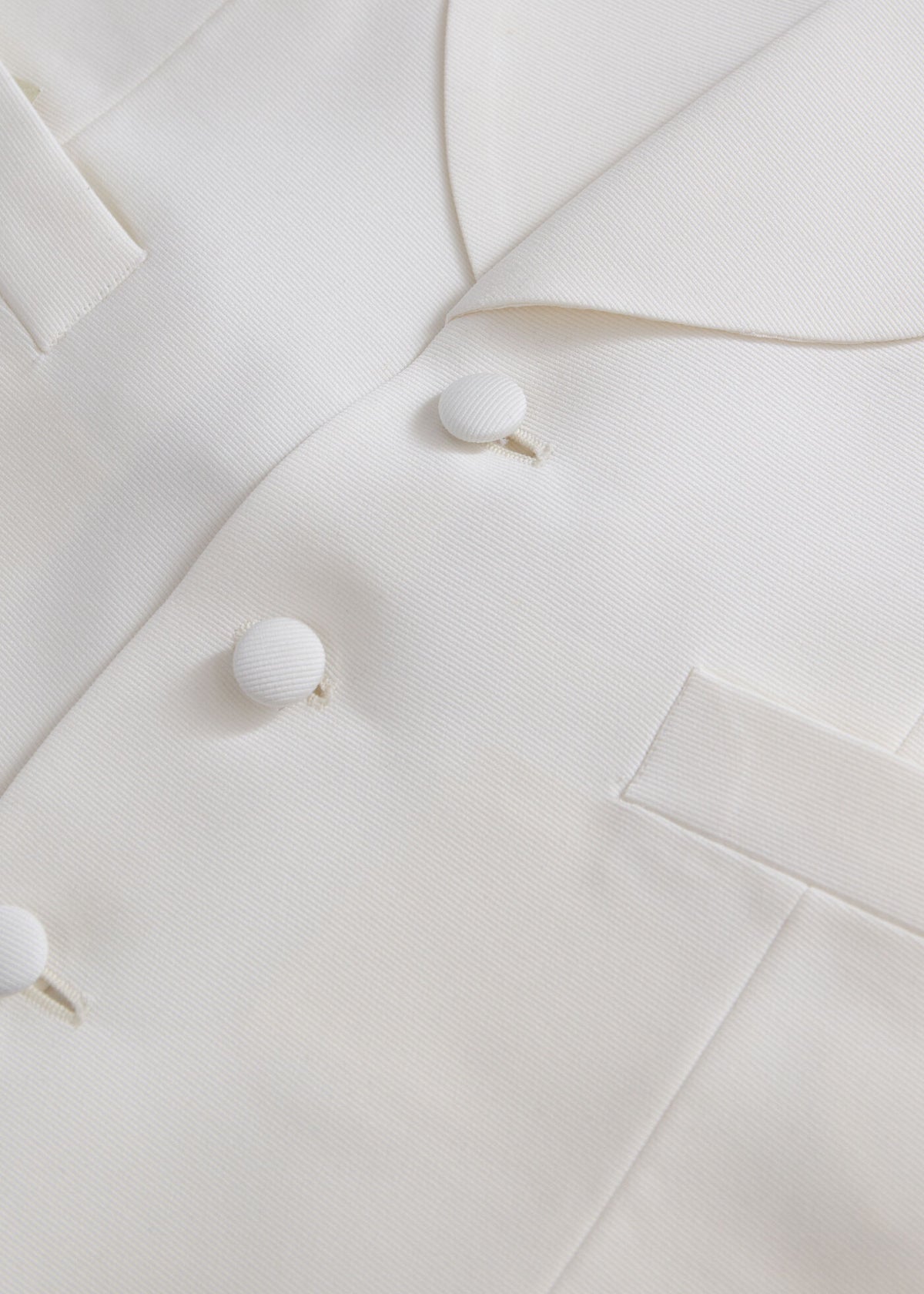 Horizontal Grosgrain Vest Ivory - Paul Stuart