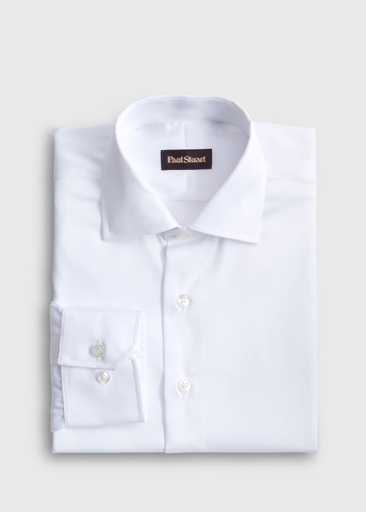 The Traveler Dress Shirt White - Paul Stuart