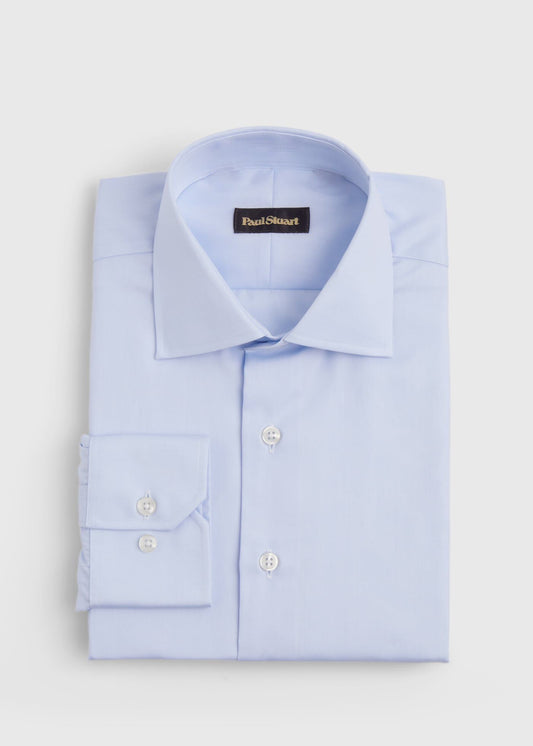 The Traveler Dress Shirt Blue - Paul Stuart