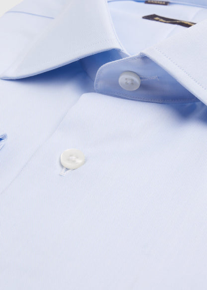 The Traveler Dress Shirt Blue - Paul Stuart