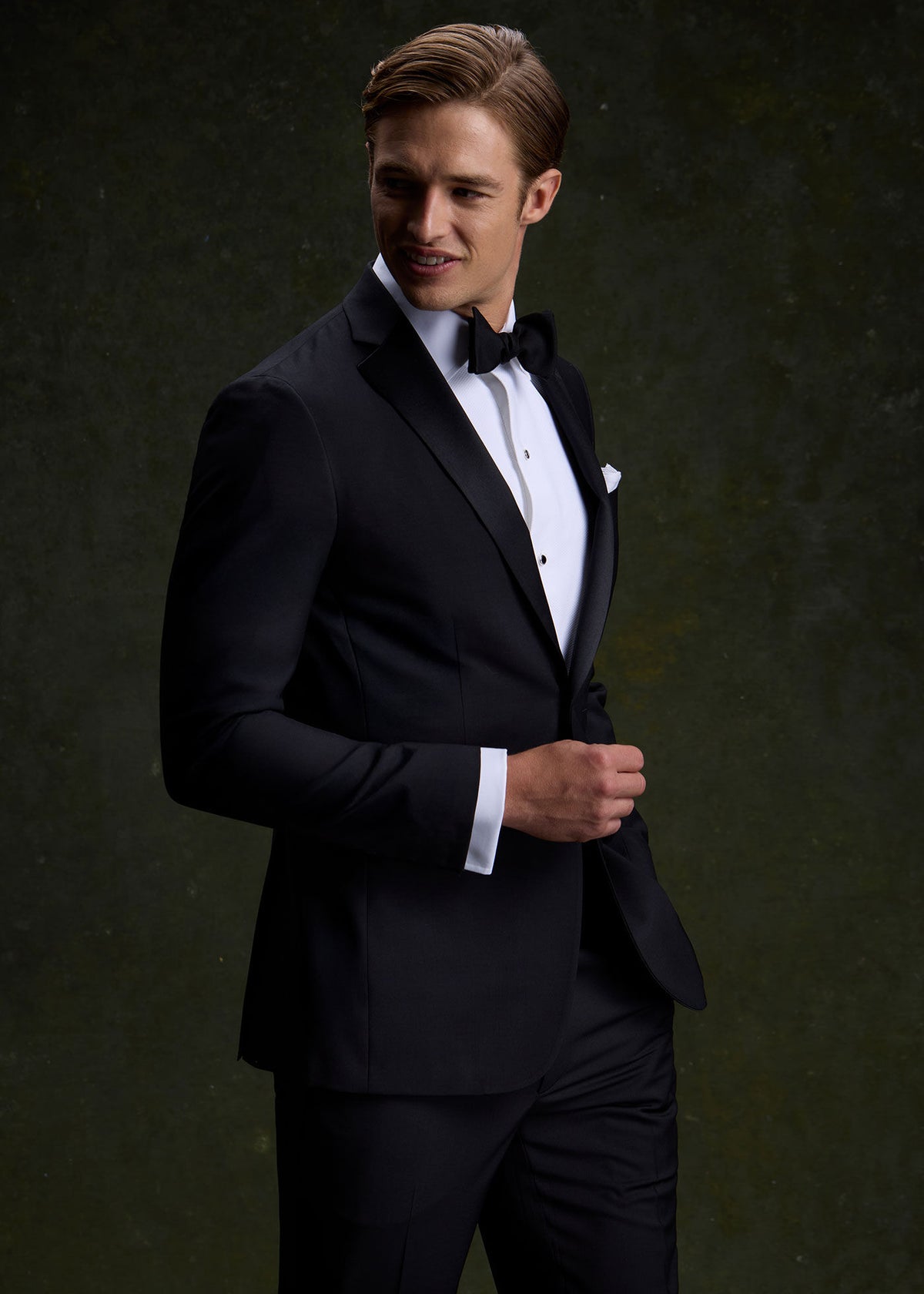 Piqué Bib Front Cotton Formal Shirt White - Paul Stuart