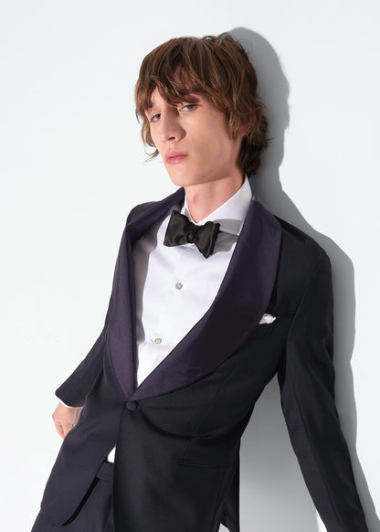 Piqué Bib Front Tuxedo Shirt White - Paul Stuart