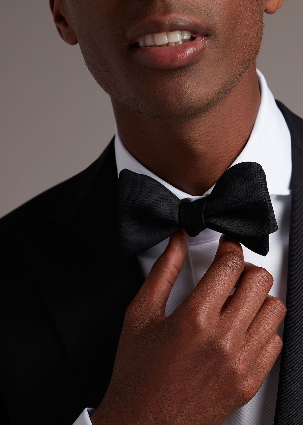 Piqué Bib Front Tuxedo Shirt White - Paul Stuart