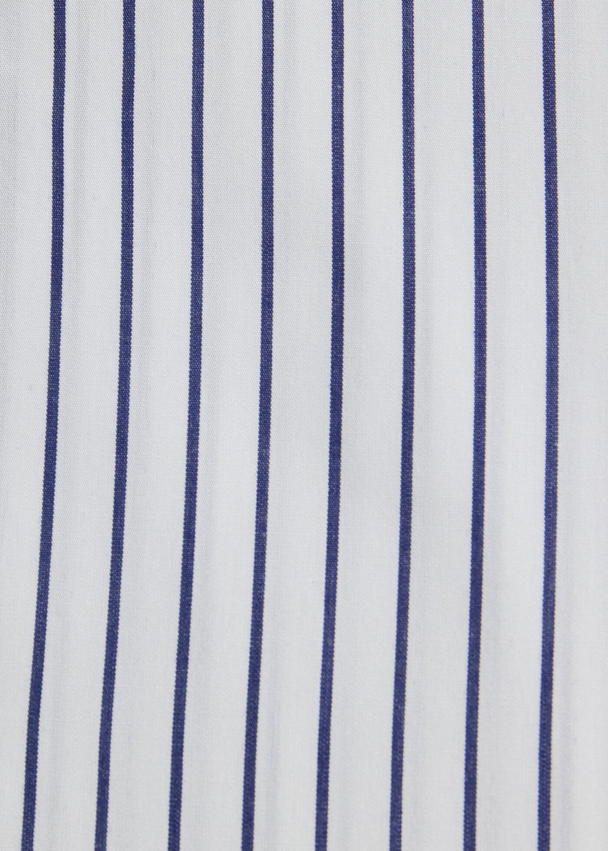 Cotton Stripe Dress Shirt White/Blue - Paul Stuart