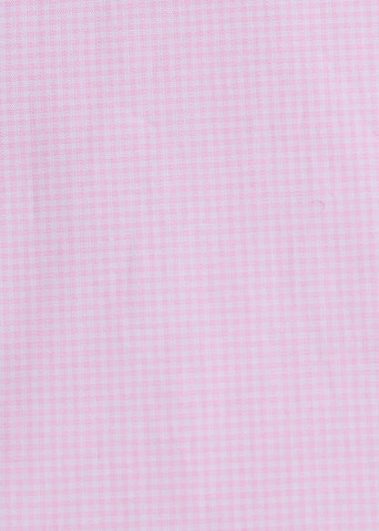 Mini Check Dress Shirt Pink - Paul Stuart