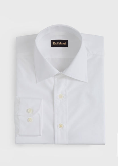 Broadcloth Slim Fit Dress Shirt White - Paul Stuart