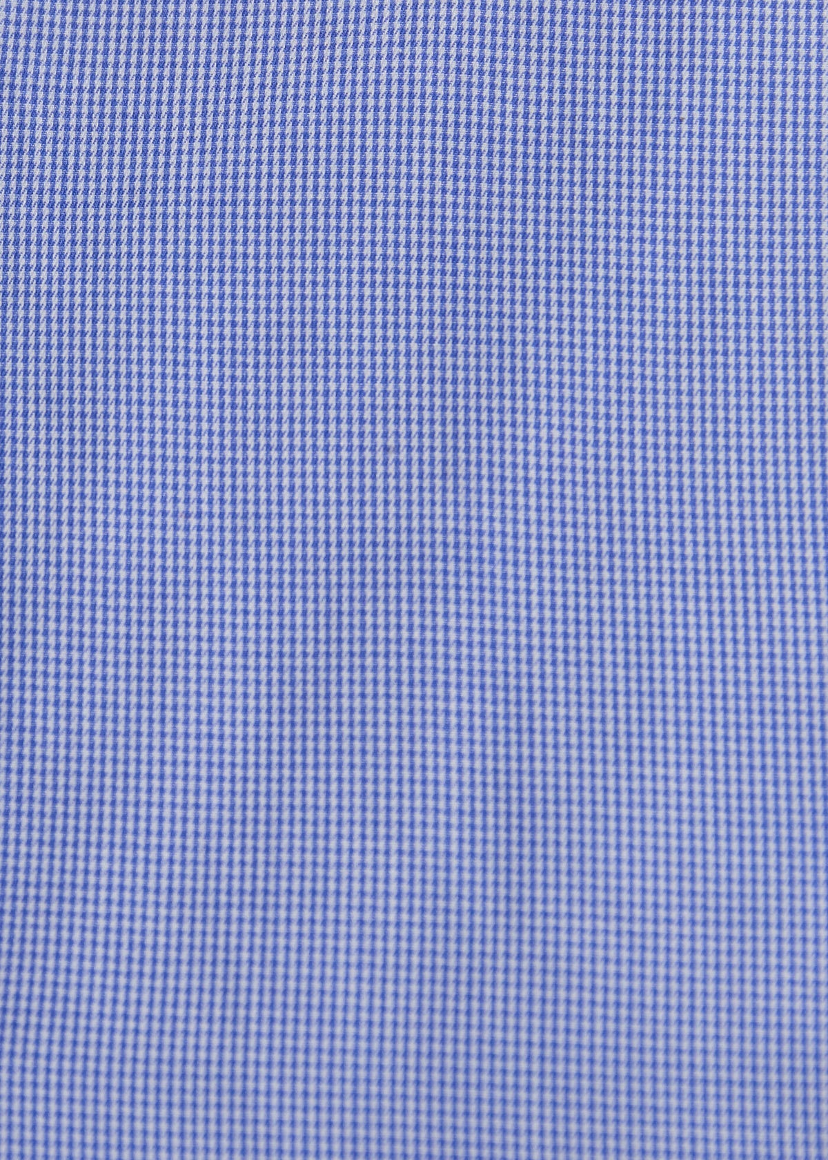 Hand-Finished Gingham Dress Shirt Blue - Paul Stuart