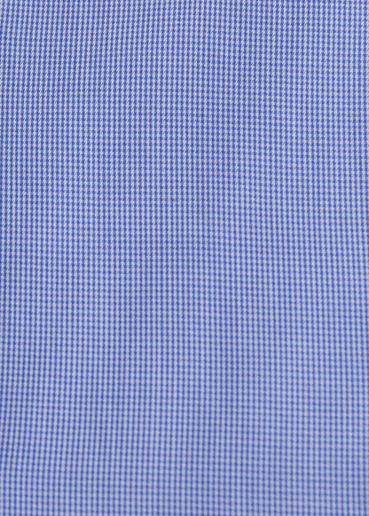 Hand-Finished Gingham Dress Shirt Blue - Paul Stuart