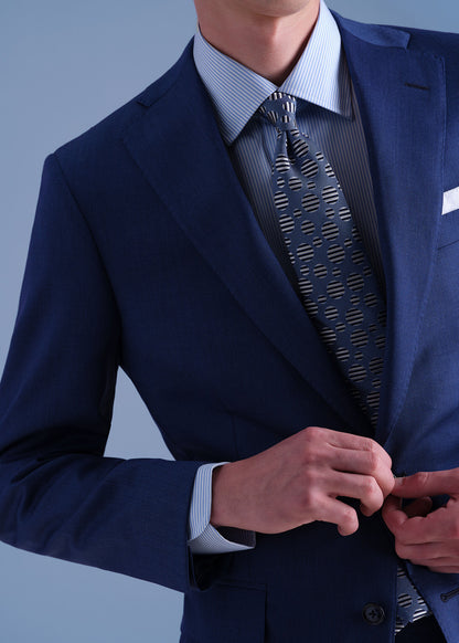 Handmade Narrow Bengal Stripe Dress Shirt Light Blue - Paul Stuart
