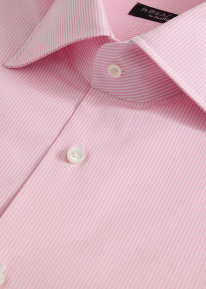 Narrow Stripe Dress Shirt Green - Paul Stuart