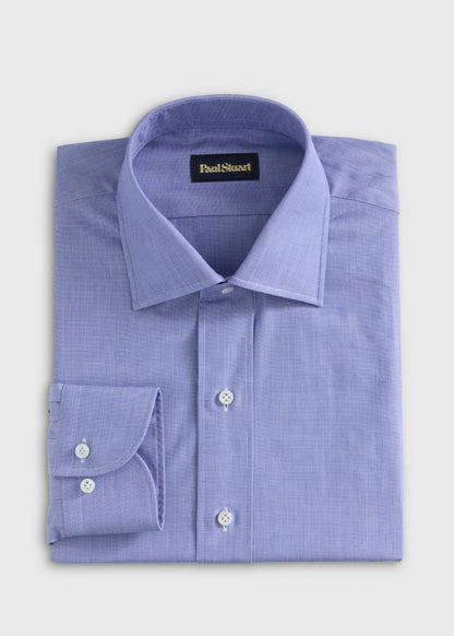 Cotton Dress Shirt Blue - Paul Stuart