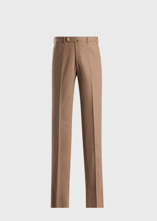 Flannel Dress Trouser Light Grey - Paul Stuart