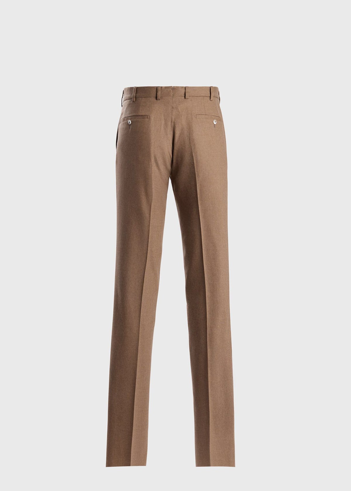 Flannel Dress Trouser Light Grey - Paul Stuart