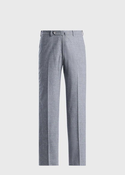 Flannel Dress Trouser Light Grey - Paul Stuart