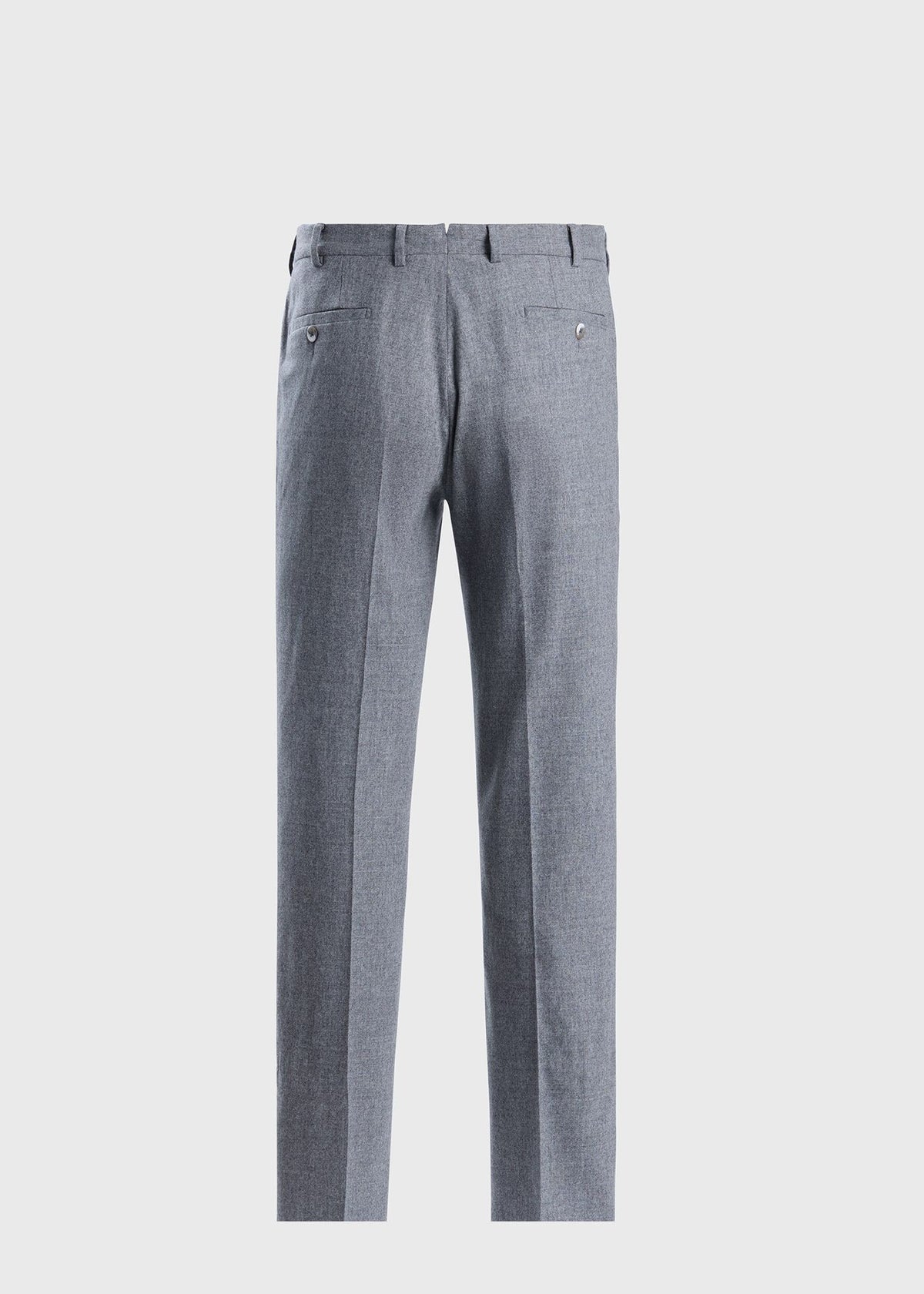 Flannel Dress Trouser Light Grey - Paul Stuart
