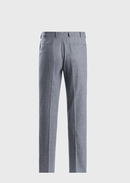 Flannel Dress Trouser Light Grey - Paul Stuart