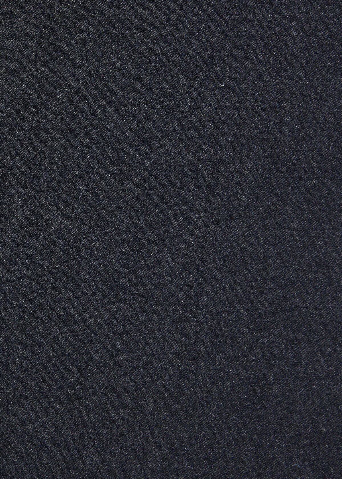 Wool & Cashmere Flannel Trouser Charcoal - Paul Stuart
