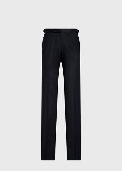 Flannel Dress Trouser Black - Paul Stuart