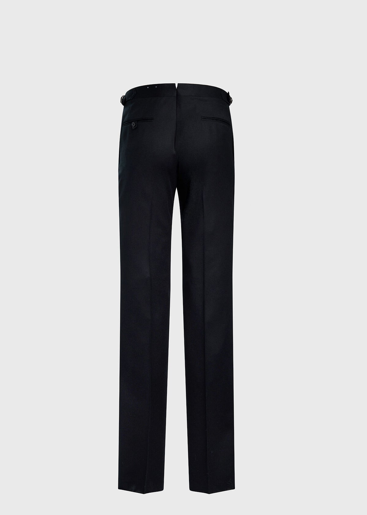 Flannel Dress Trouser Black - Paul Stuart