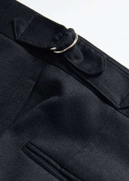 Flannel Dress Trouser Black - Paul Stuart