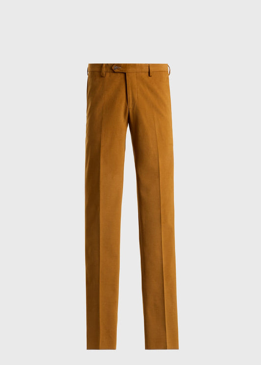 Brushed Cotton Trouser Copper - Paul Stuart