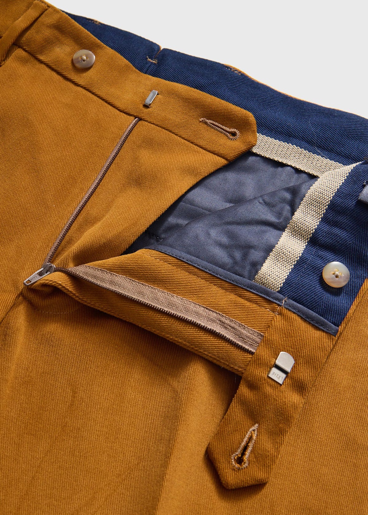 Brushed Cotton Trouser Copper - Paul Stuart