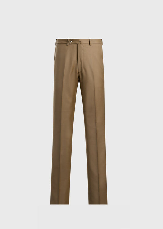 All Year Wool Dress Trouser Mid Grey - Paul Stuart