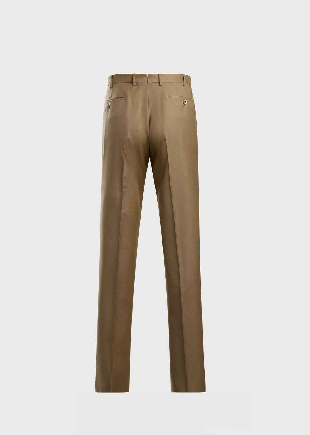 All Year Wool Dress Trouser Mid Grey - Paul Stuart
