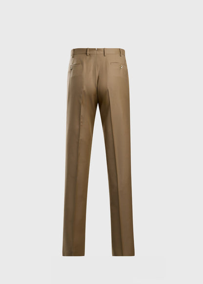 All Year Wool Dress Trouser Mid Grey - Paul Stuart