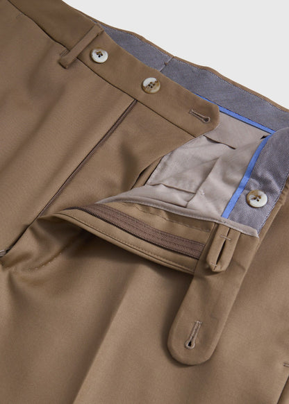 All Year Wool Dress Trouser Mid Grey - Paul Stuart