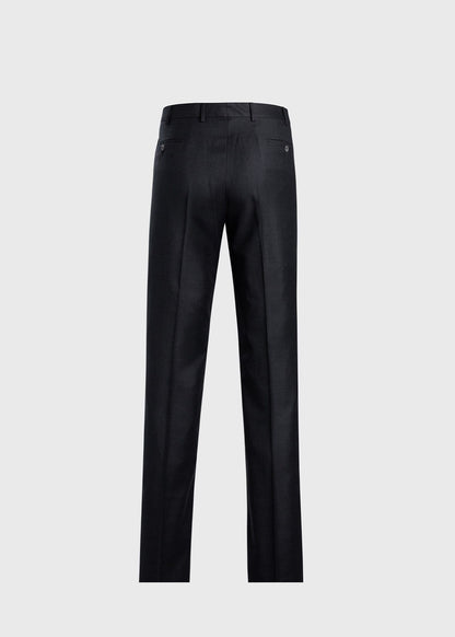 All Year Wool Dress Trouser Mid Grey - Paul Stuart