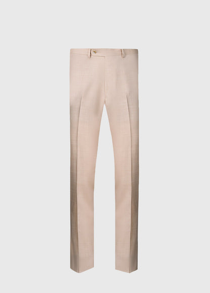 Wool & Silk Dress Trouser Mid Grey - Paul Stuart