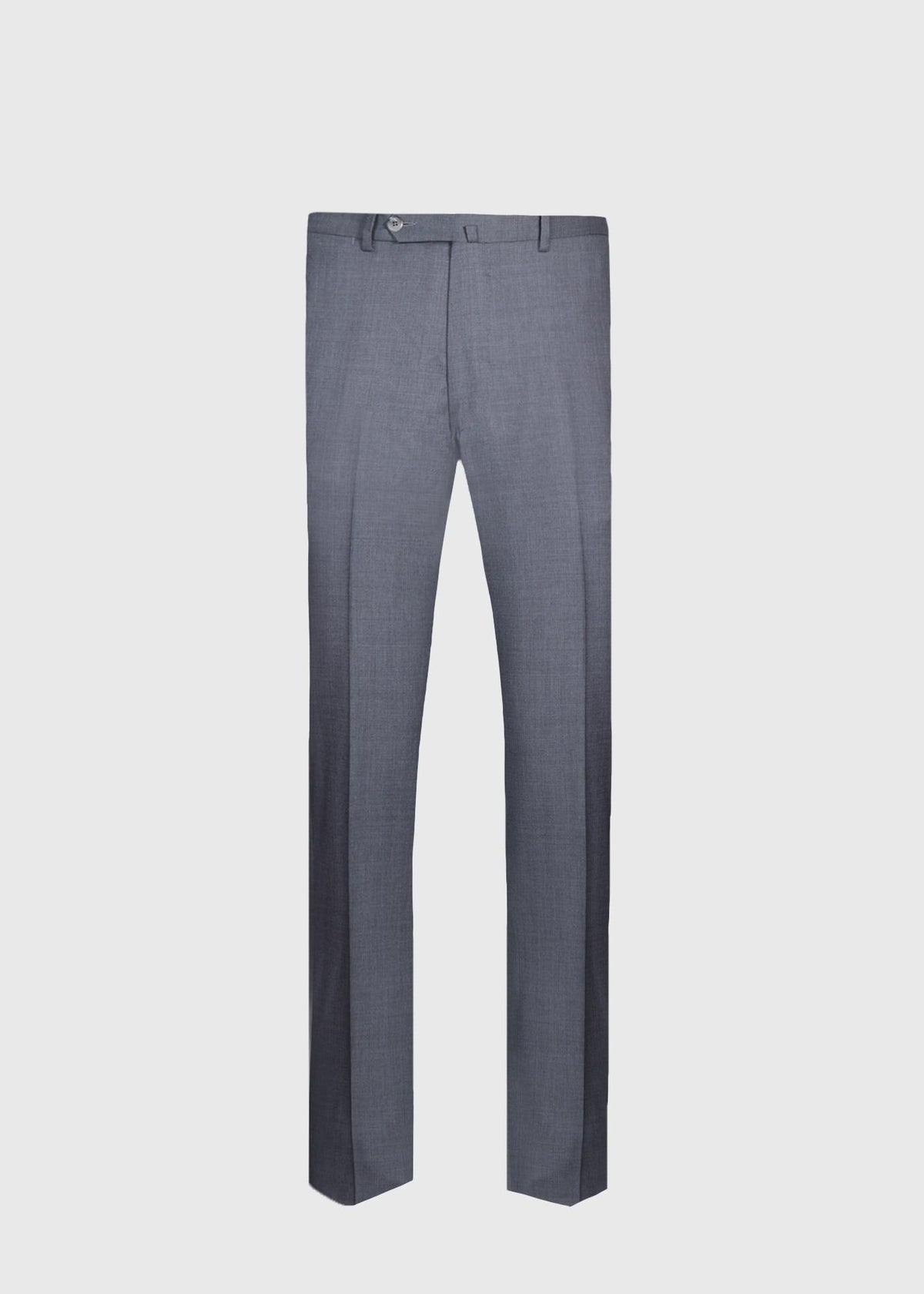 Wool & Silk Dress Trouser Mid Grey - Paul Stuart