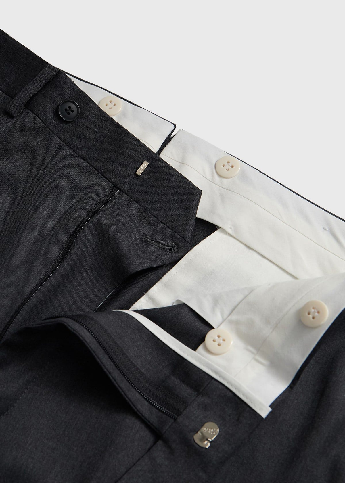 All Year Wool Dress Trouser Black - Paul Stuart