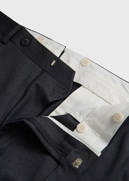 All Year Wool Dress Trouser Black - Paul Stuart