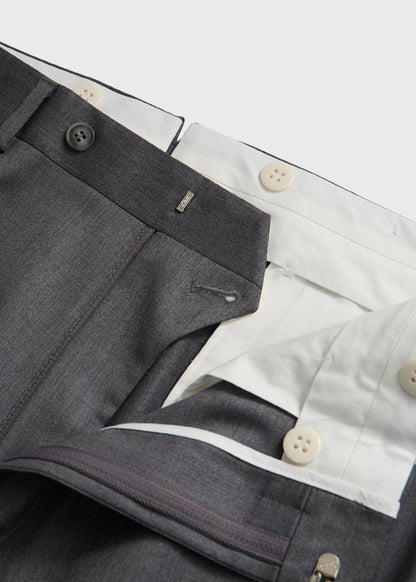 All Year Wool Dress Trouser Black - Paul Stuart