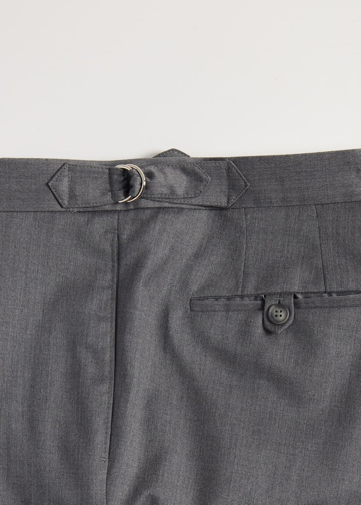 Super 110s All Year Wool Dress Trouser Light Grey - Paul Stuart