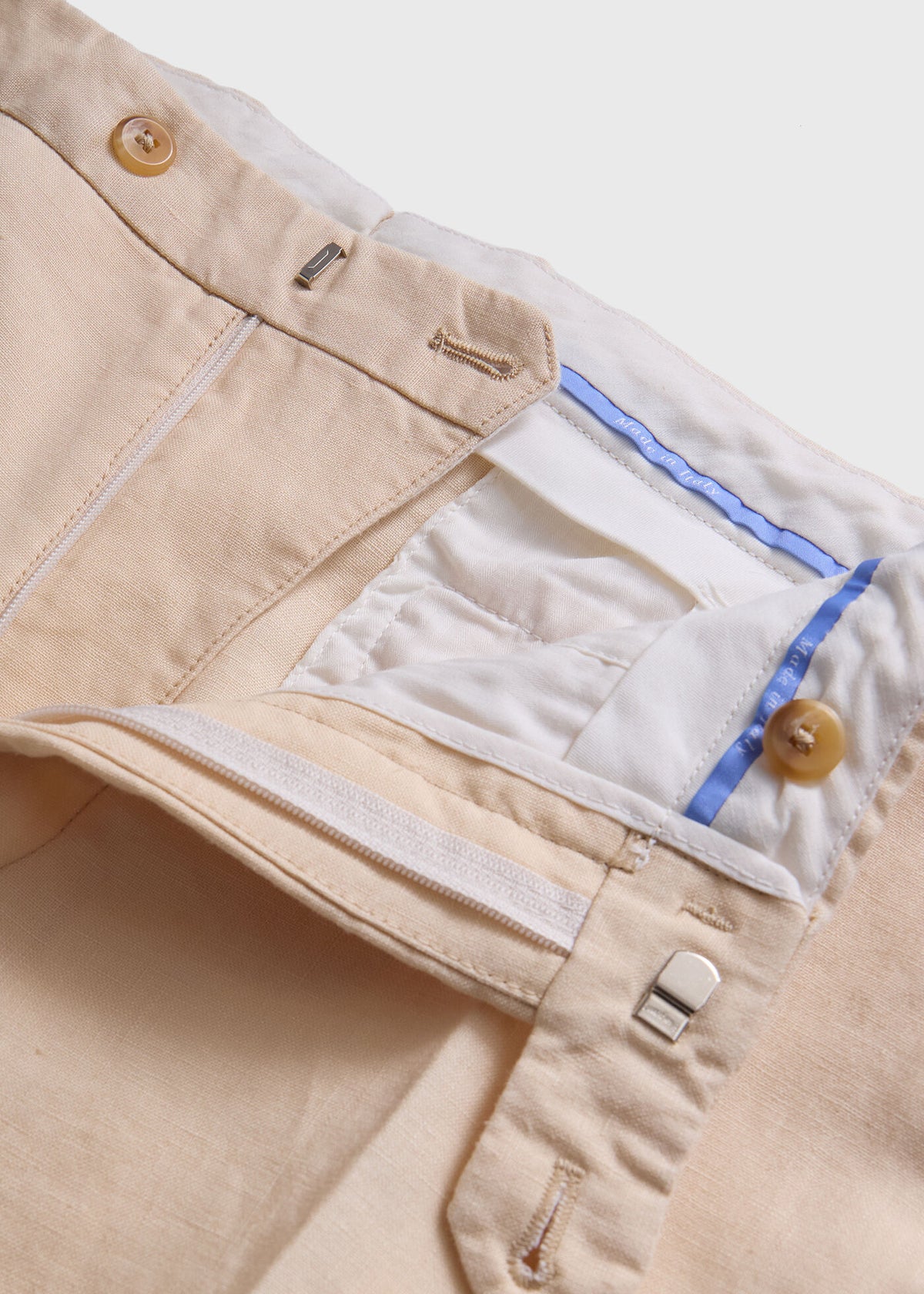 Irish Linen Dress Trouser Light Blue - Paul Stuart