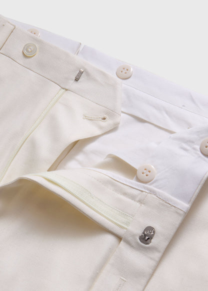 Summer Breeze Dress Trouser Ivory - Paul Stuart