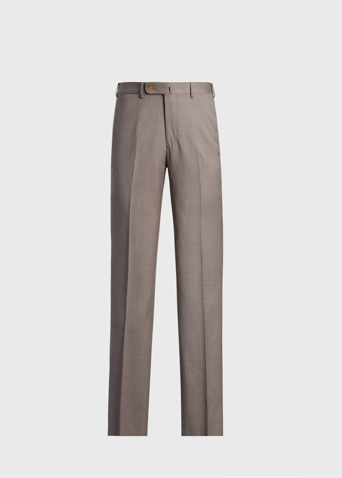 Super 110s All Year Wool Dress Trouser Pearl Grey - Paul Stuart