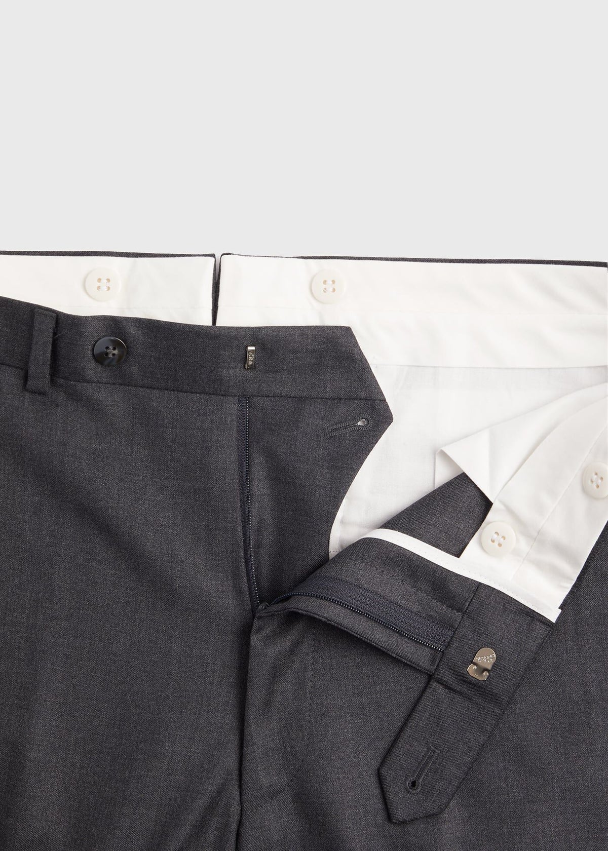 James Fit Wool Dress Pant Grey - Paul Stuart