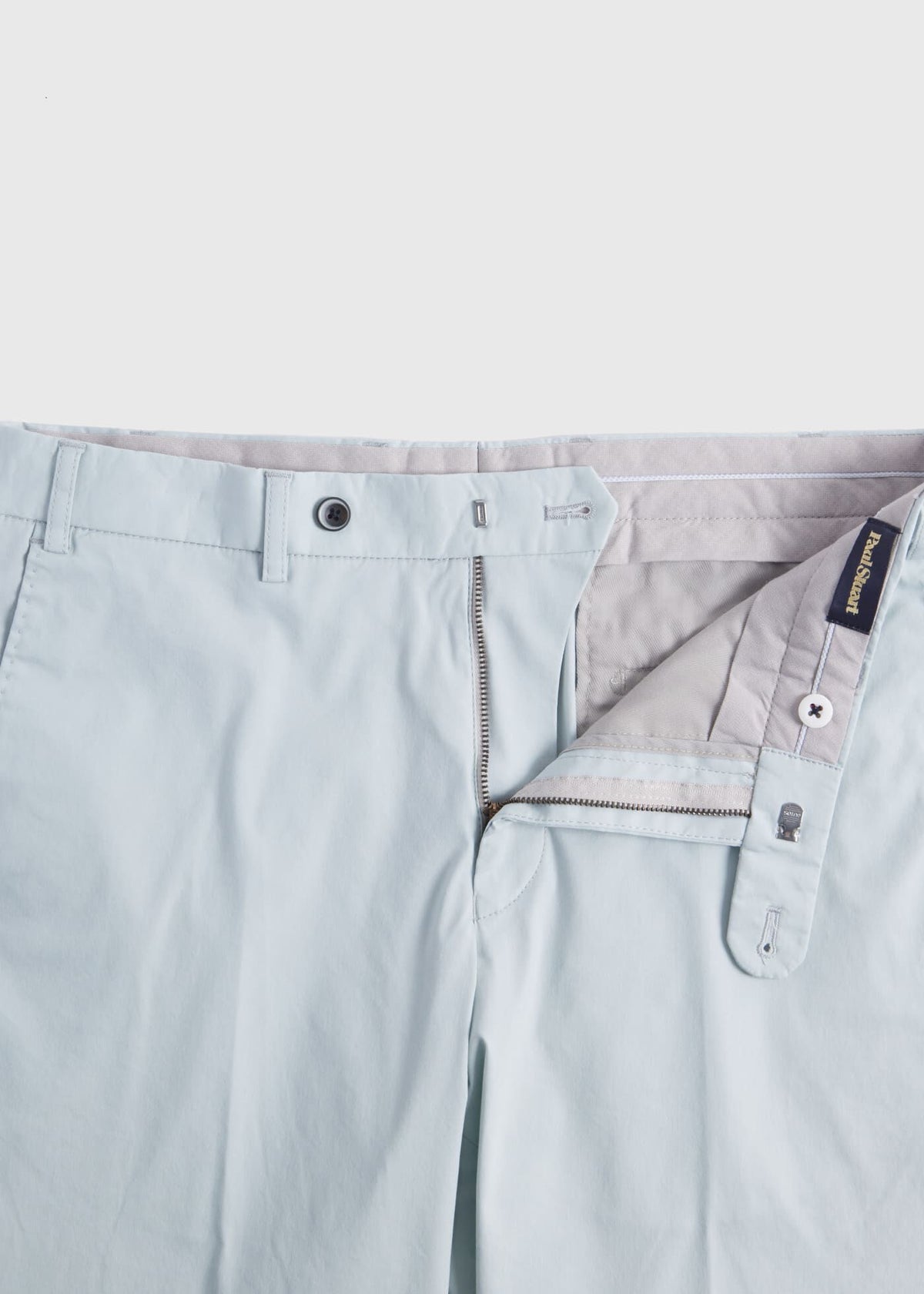 Lightweight Technical Cotton Trouser Khaki, unselectable - Paul Stuart