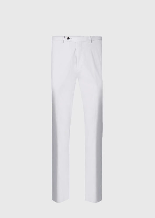 Lightweight Technical Cotton Trouser Khaki, unselectable - Paul Stuart