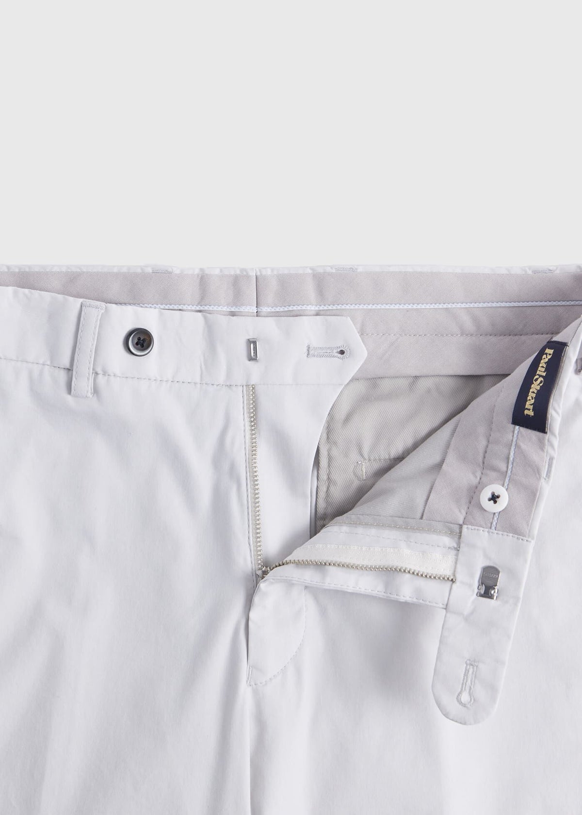 Lightweight Technical Cotton Trouser Khaki, unselectable - Paul Stuart
