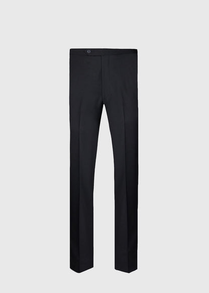 Wool Trouser Black - Paul Stuart