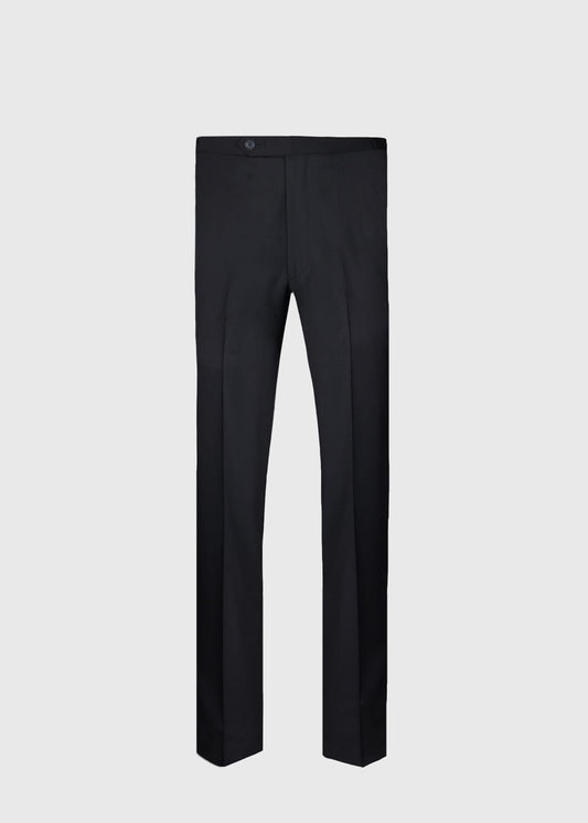 Wool Trouser Black - Paul Stuart