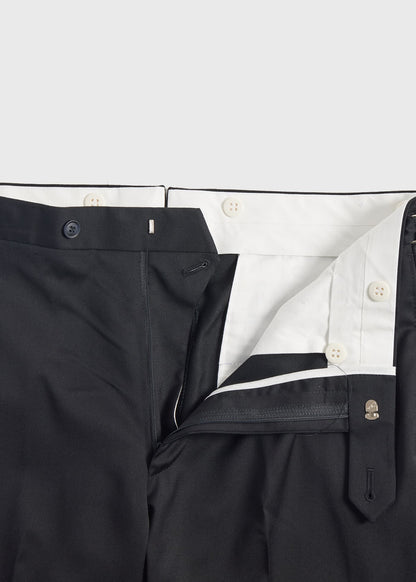 Wool Trouser Black - Paul Stuart
