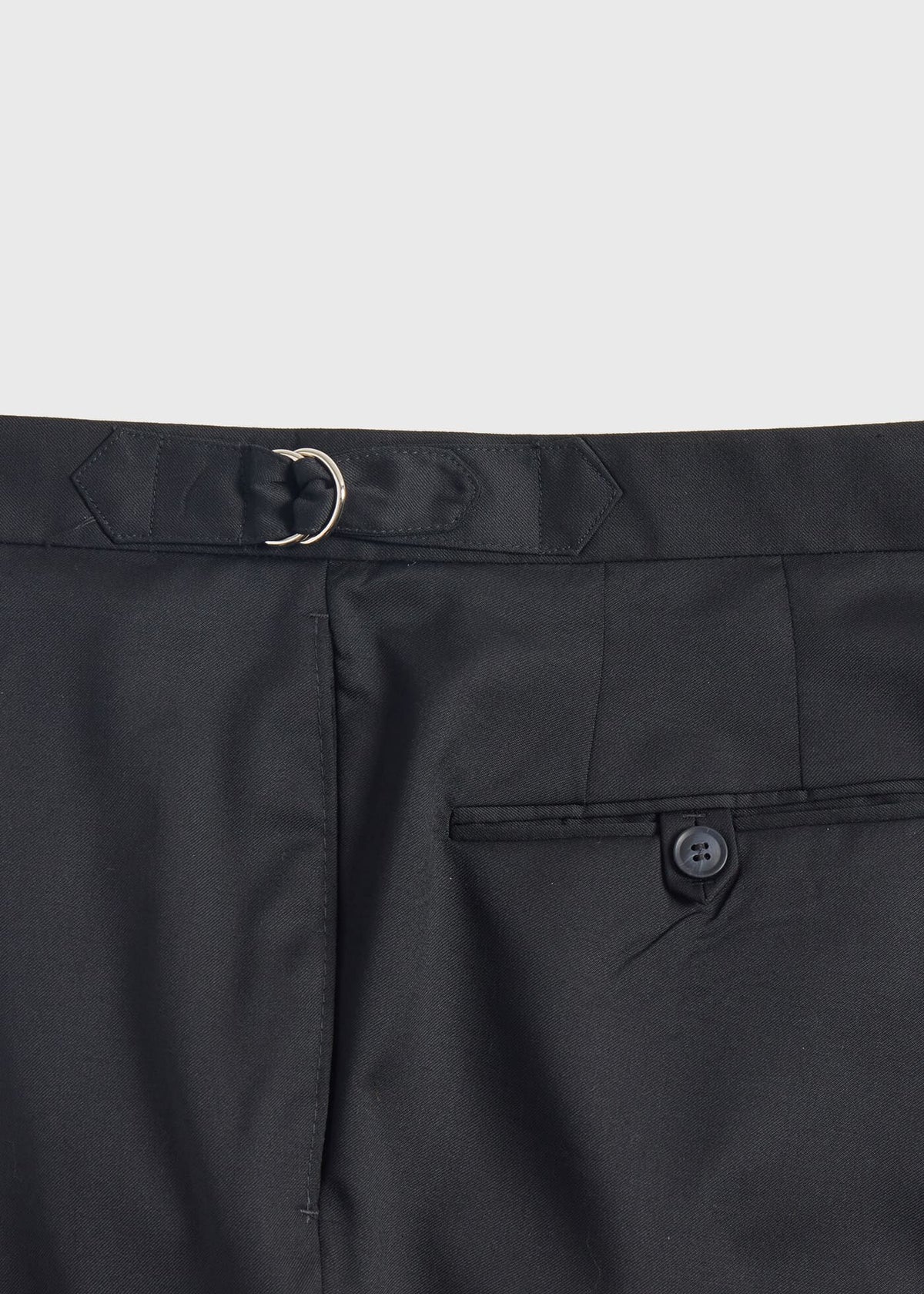Wool Trouser Black - Paul Stuart